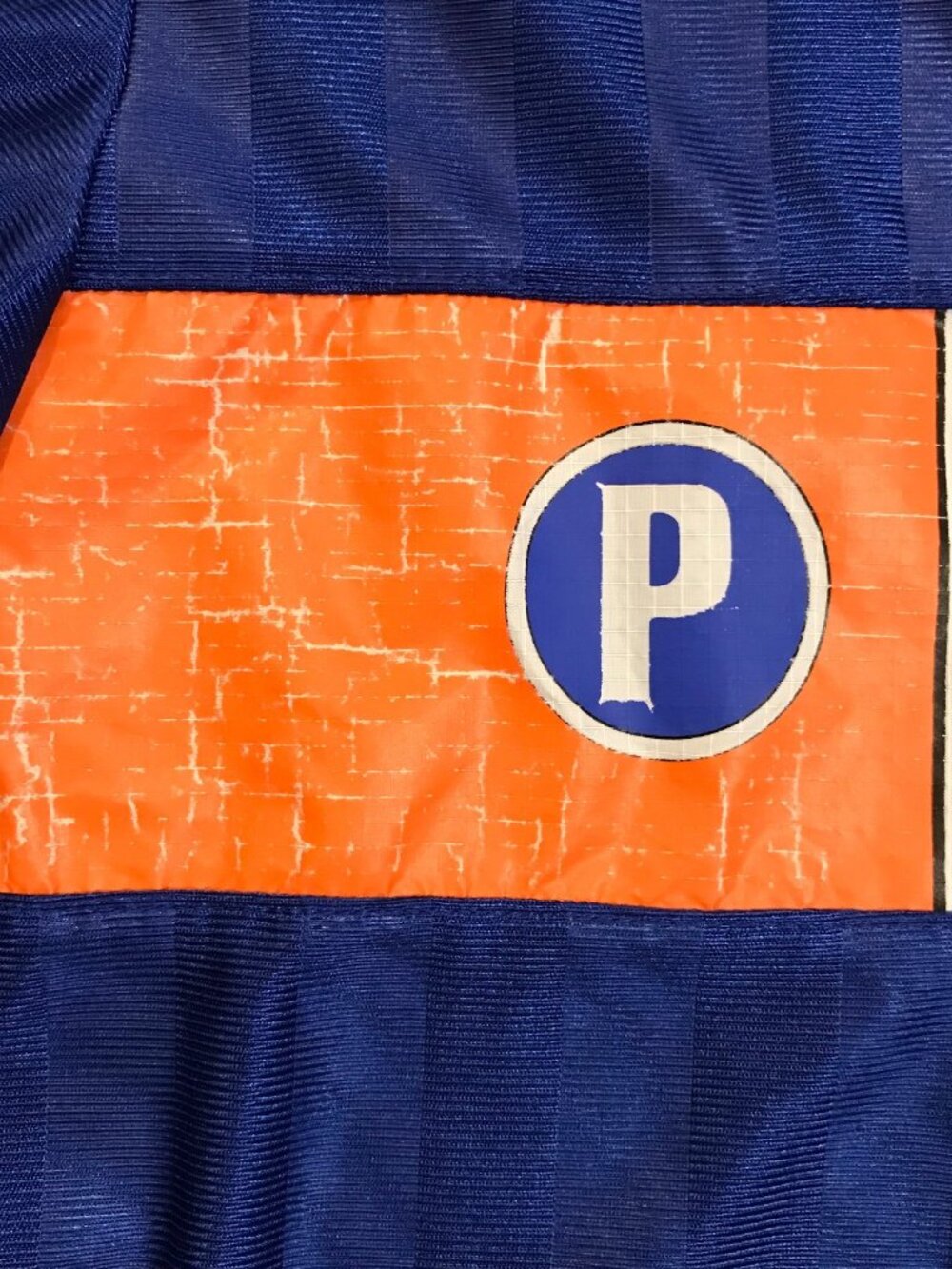 Men's Vintage Polo Sport Ralph Lauren Distressed Jersey Polo Shirt-Size XL - Picture 16 of 16